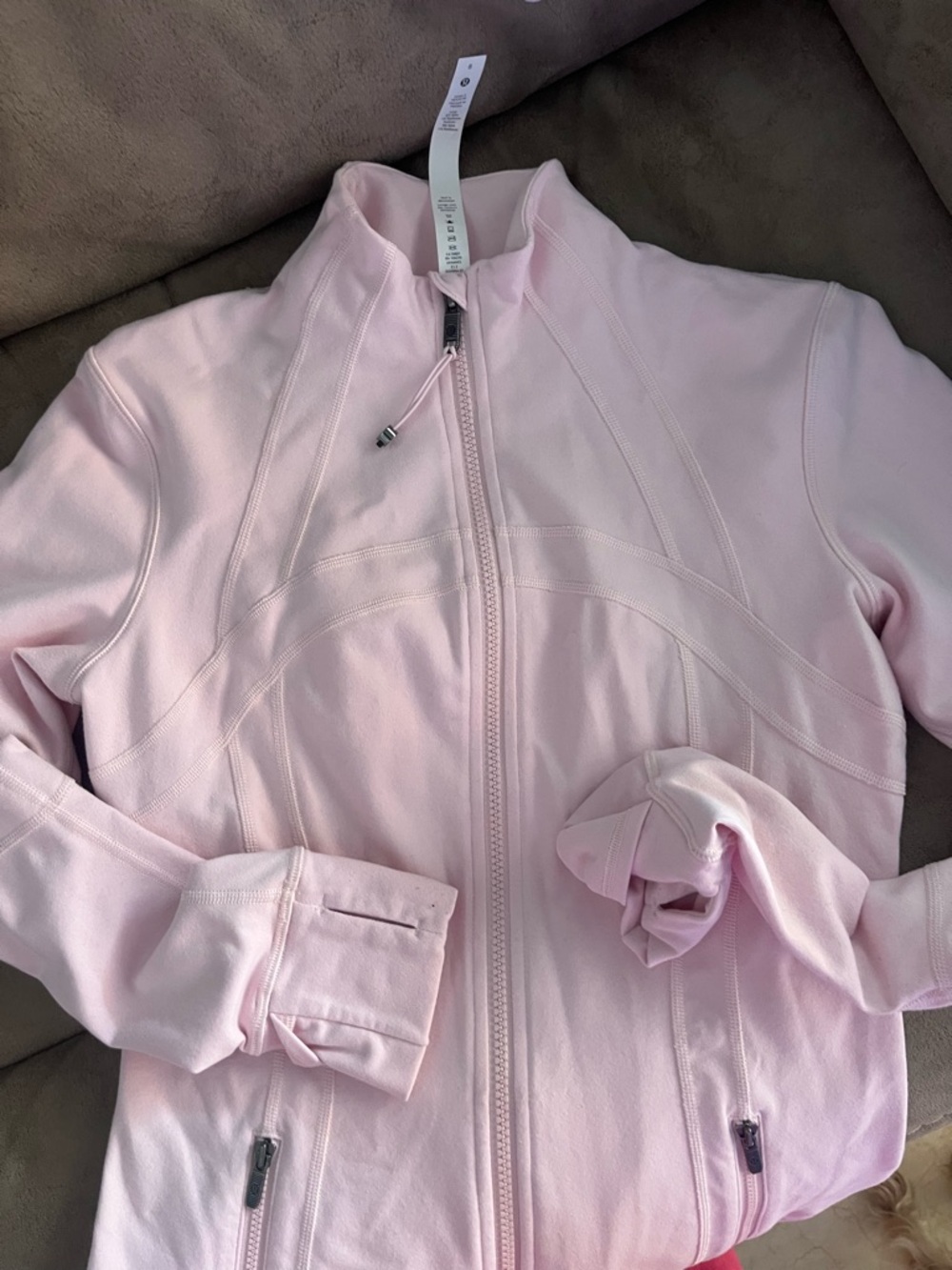 lululemon athletica Light Pink Full-Zip Jacket